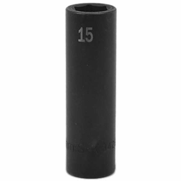SK Impact Socket 1/2" Drive, 16mm Socket, Hex Drive MSC Industrial