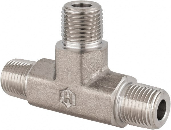 Ham-Let 3000983 Pipe Tee: 1/8" Fitting, 316 Stainless Steel 