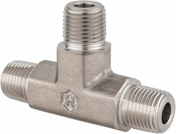 Pipe Tee: 1/8" Fitting, 316 Stainless Steel