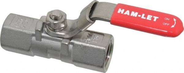 Ham-Let 3202435 2-Way Manual Ball Valve: 1/2" Pipe Image