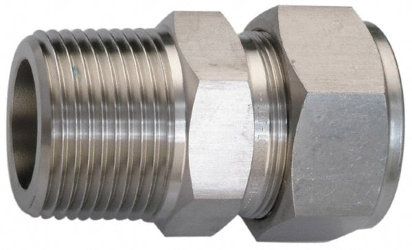 Stainless Steel Compression Tube Nuts - 3/8