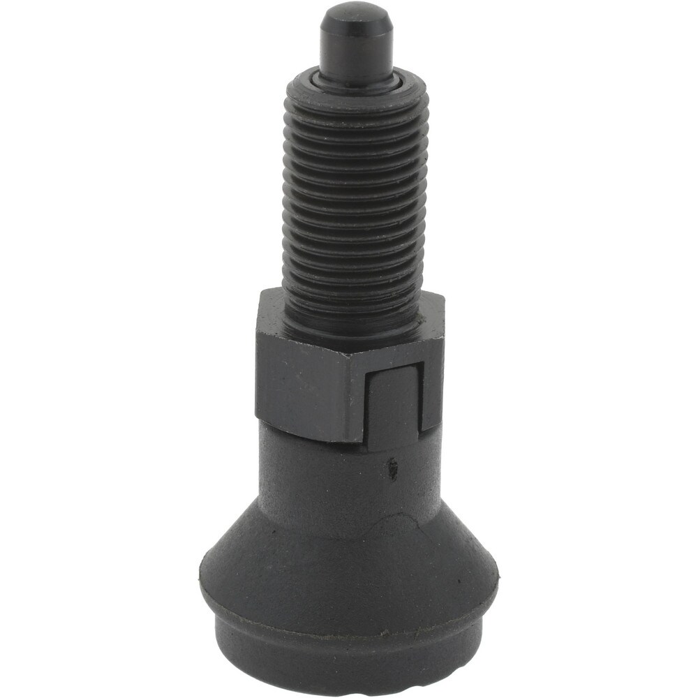 M10x1, 15mm Thread Length, 5mm Plunger Diam, Lockout Knob Handle Indexing Plunger