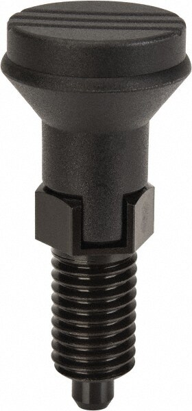 5/8-11, 23mm Thread Length, 8mm Plunger Diam, Lockout Knob Handle Indexing Plunger