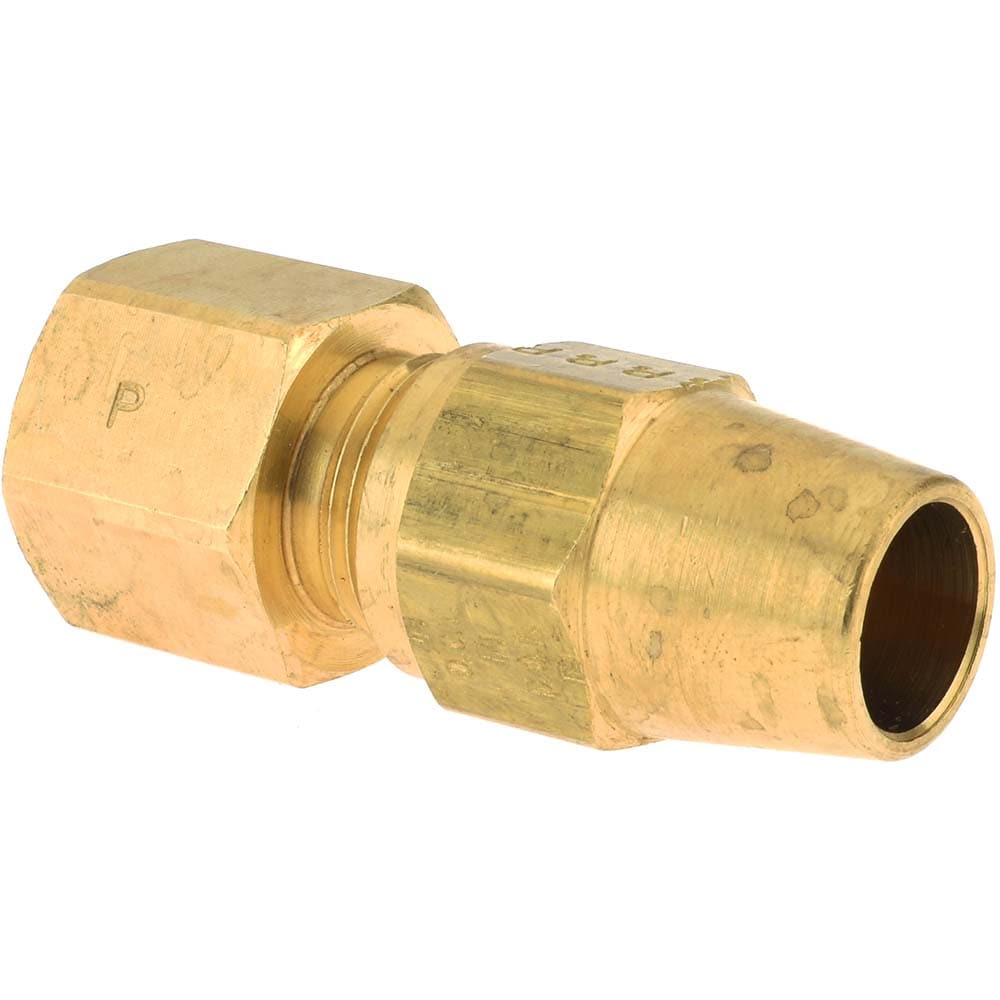 Parker 66AB-8-6 Compression Tube Connector: 3/8-18" Thread, Compression x FNPT Image