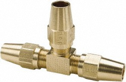 Parker 264AB-10 Compression Tube Union: Compression x Compression x Compression Image