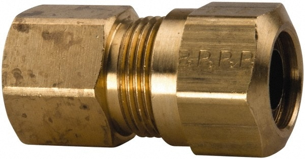 Parker 66NTA-10-6 Compression Tube Connector: 3/8" Thread, Compression x FNPT Image