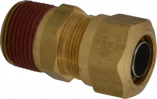 Parker VS68NTA-12-12 Compression Tube Connector: 3/4" Thread, Compression x MNPT Image