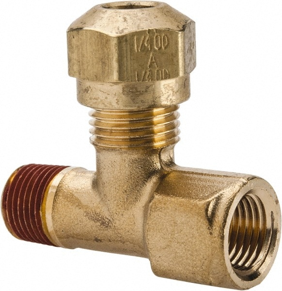 Parker VS176NTA-4-2 Compression Tube Adapter: 1/8" Thread Image