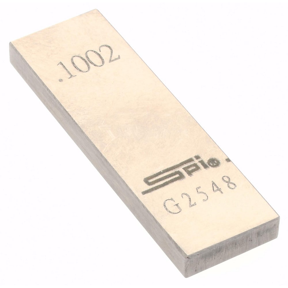 SPI 15-007-8 Rectangle Steel Gage Block: 0.1002", Grade AS-1 Image