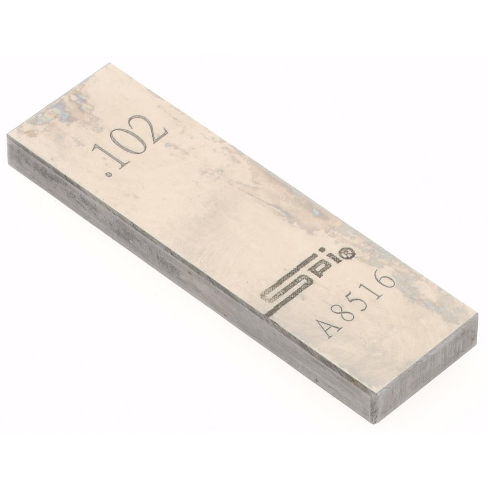 SPI 15-016-9 Rectangle Steel Gage Block: 0.102", Grade AS-1 Image