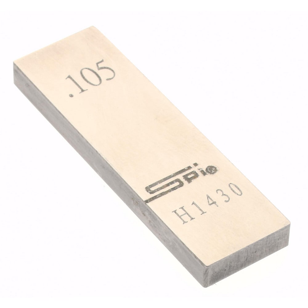 SPI 15-019-3 Rectangle Steel Gage Block: 0.105", Grade AS-1 Image