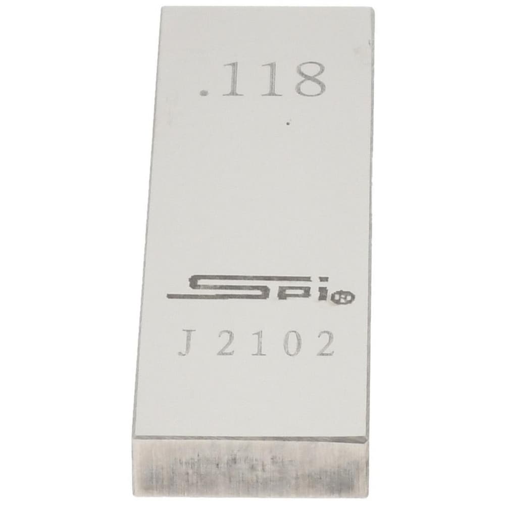 Rectangle Steel Gage Block: 0.118", Grade AS-1