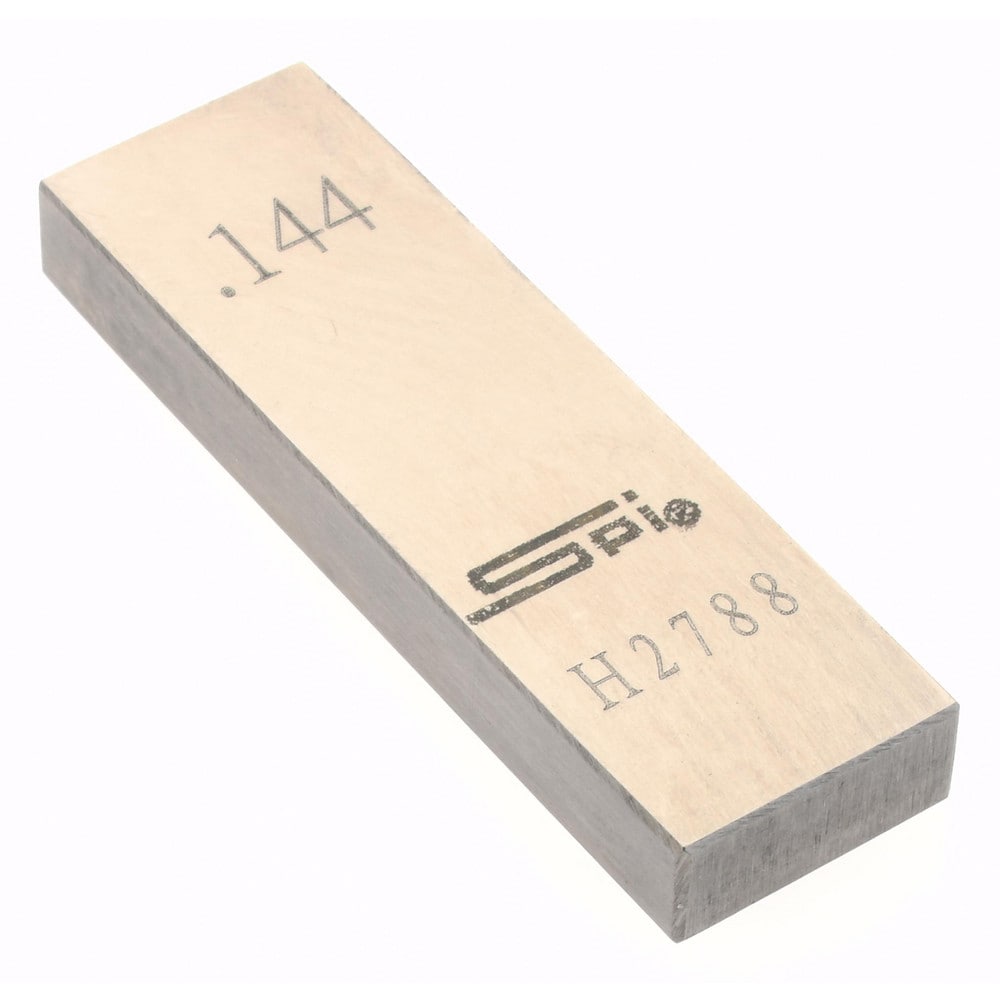 SPI 15-058-1 Rectangle Steel Gage Block: 0.144", Grade AS-1 Image