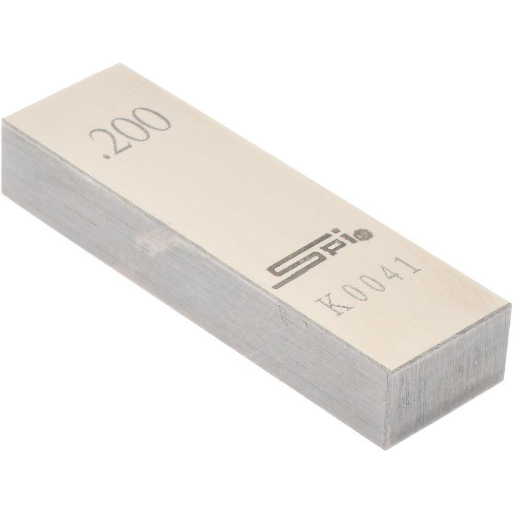 SPI 15-069-8 Rectangle Steel Gage Block: 0.2", Grade AS-1 Image