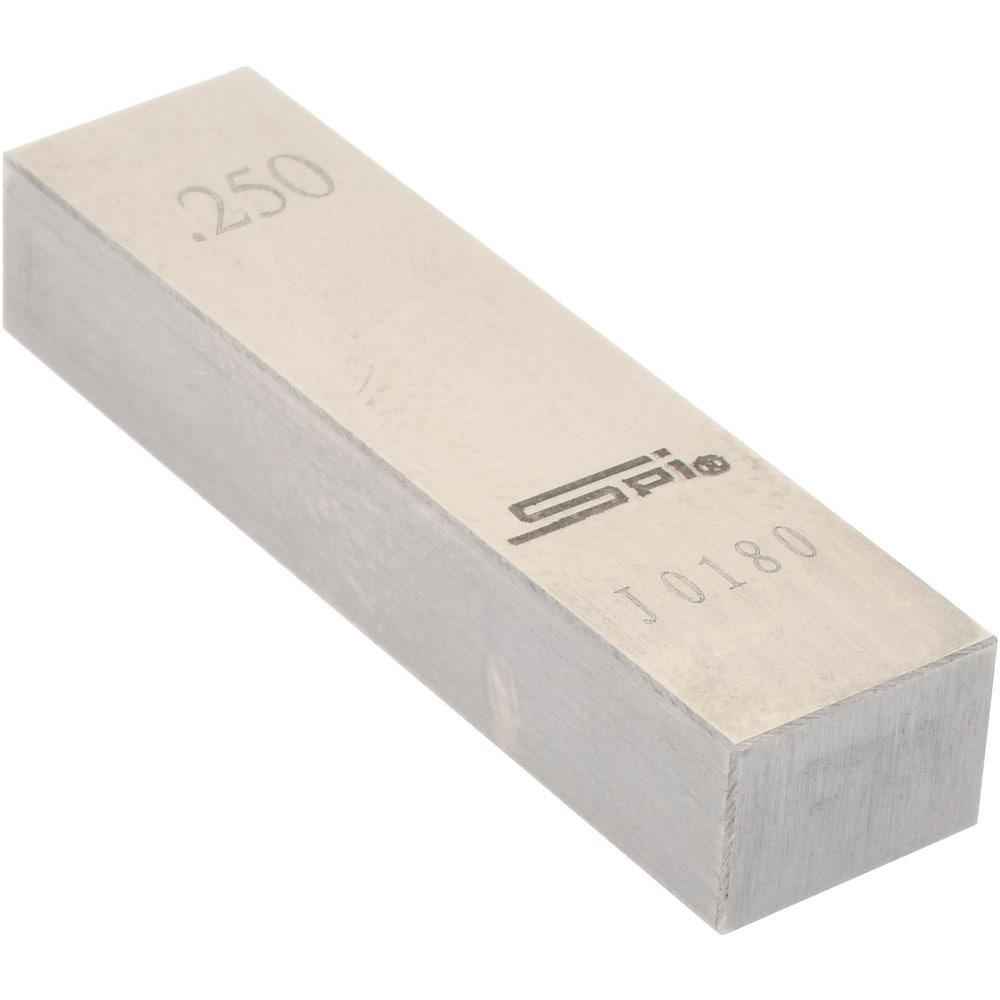 SPI 15-071-4 Rectangle Steel Gage Block: 0.25", Grade AS-1 Image