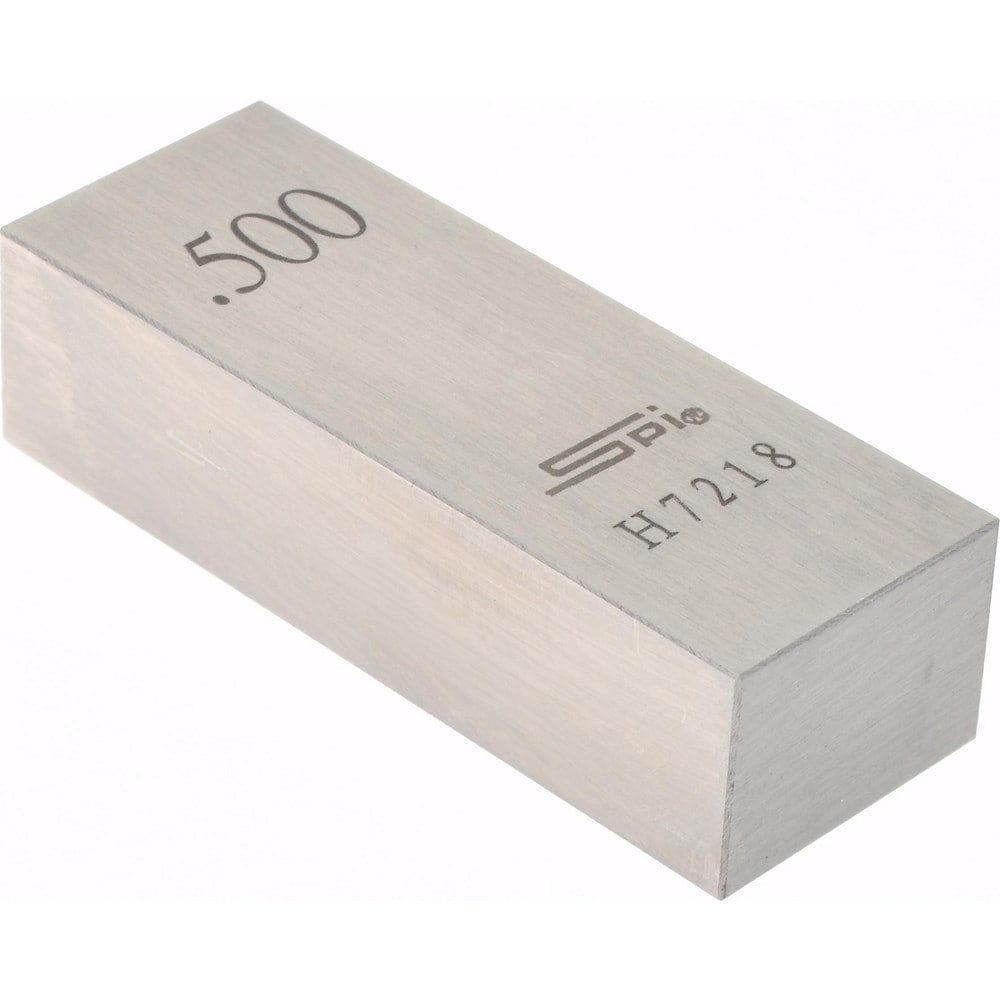 SPI 15-076-3 Rectangle Steel Gage Block: 0.5", Grade AS-1 Image