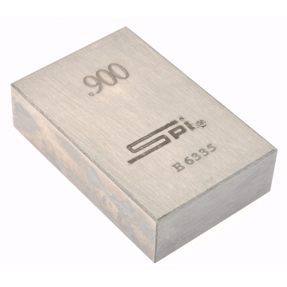 SPI 15-084-7 Rectangle Steel Gage Block: 0.9", Grade AS-1 Image