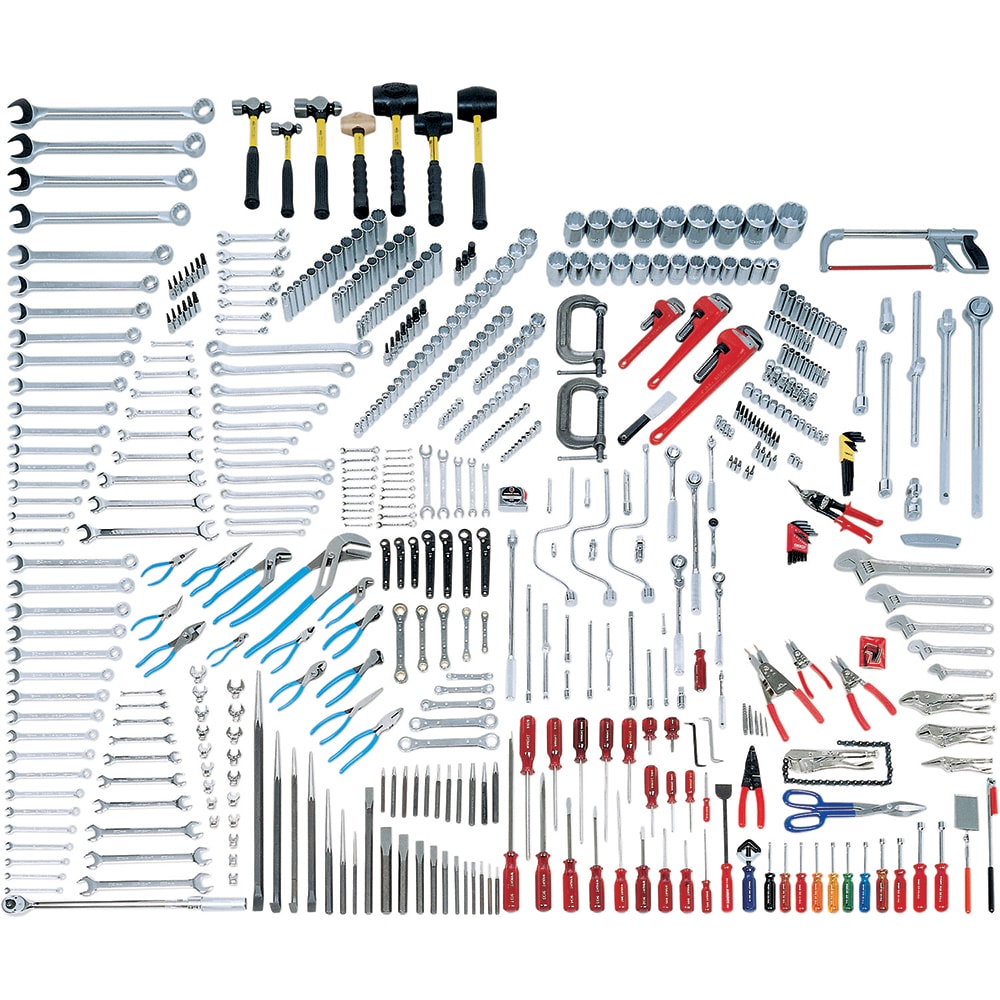 Wright Tool & Forge - Combination Hand Tool Set: 556 Pc, Mega Master ...