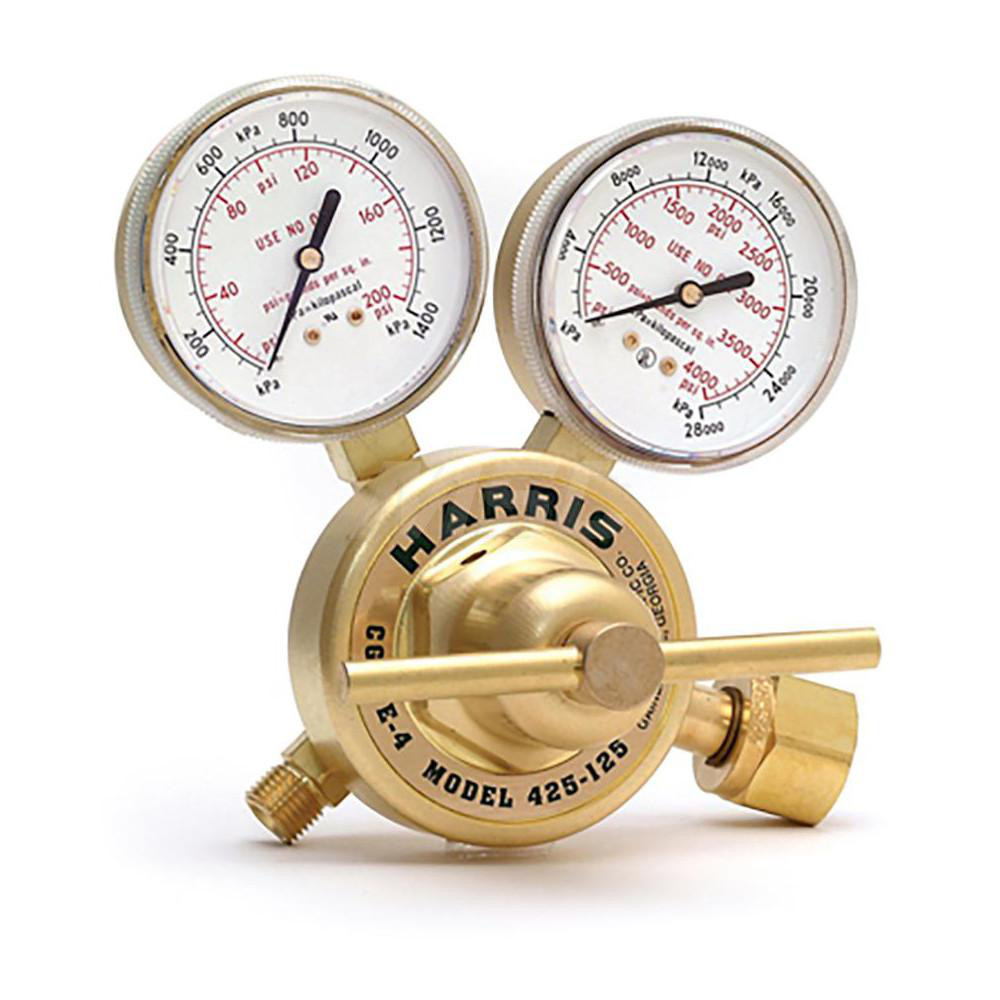 Harris Products 580 CGA Inlet Connection, Male Fitting, 125 Max psi