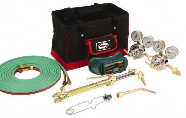 Harris Products 4403236 6 Inch Cutting Capacity, 442,500 BTU and HR with  3/8ID Hose Max Heating Capacity, 1 Inch Welding Capacity, Oxygen and Acetylene Torch Kit 