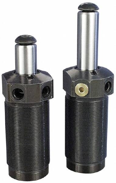 Hydraulic Swing Clamp: 2,400 lb Clamp Force, Straight Pull Swing, 1.267" Stroke, Double Acting