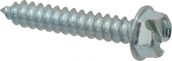 Value Collection HWTS0120125CZ Sheet Metal Screw: #12, Hex Washer Head, Slotted Image