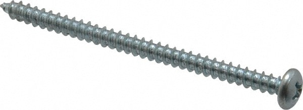 Value Collection PPTS0080250CZ Sheet Metal Screw: #8, Pan Head, Phillips Image