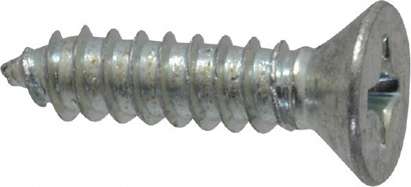 Value Collection PFTS0140100CZ Sheet Metal Screw: #14, Flat Head, Phillips Image