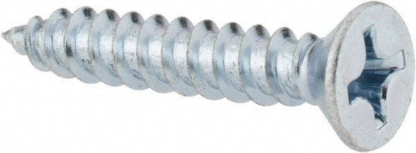 Value Collection PFTS0140150CZ Sheet Metal Screw: #14, Flat Head, Phillips Image