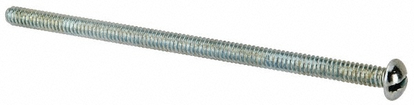 Value Collection 583487PR Machine Screw: #10-24 x 4", Round Head, Slotted Image