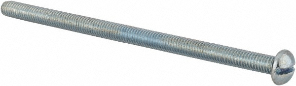 Value Collection 583484PR Machine Screw: #10-32 x 3-1/2", Round Head, Slotted Image
