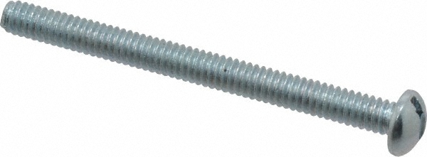 Value Collection 583679PR Machine Screw: 1/4-20 x 3", Round Head, Slotted Image