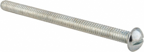 Value Collection 583683PR Machine Screw: 1/4-20 x 3-1/2", Round Head, Slotted Image