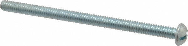Value Collection 583687PR Machine Screw: 1/4-20 x 4", Round Head, Slotted Image
