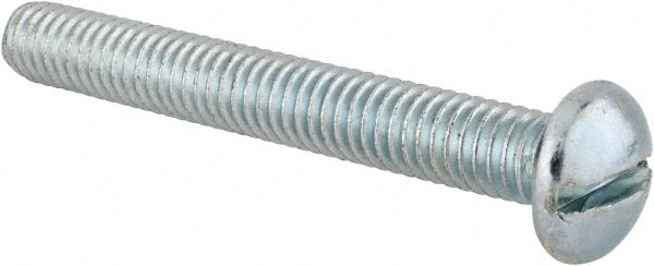 Value Collection R50000232 5/16-18 UNC, 2-1/2" Length Under Head Slotted Drive Machine Screw Image