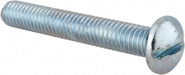 Value Collection R50000237 3/8-16 UNC, 2-1/2" Length Under Head Slotted Drive Machine Screw Image