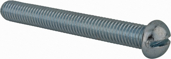 Value Collection 5064MSR Machine Screw: 1/2-13 x 4", Round Head, Slotted Image