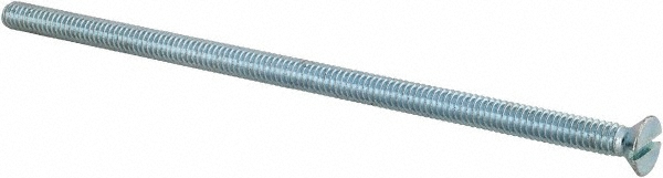 Value Collection FLMS0250600CZ Machine Screw: 1/4-20 x 6", Flat Head, Slotted Image