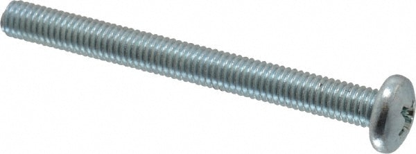 Value Collection PPMS0100200FZ Machine Screw: #10-32 x 2", Pan Head, Phillips Image