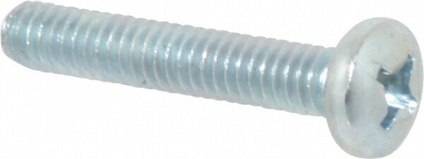 Value Collection PPMS0250150CZ Machine Screw: 1/4-20 x 1-1/2", Pan Head, Phillips Image