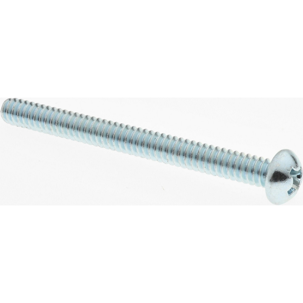 2000 Pieces Phillips Pan Head Machine Screws - #6-32 X 1/2 Inch, Zinc Plated Steel