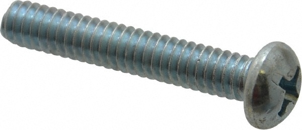 Value Collection PRMS0250150CZ Machine Screw: 1/4-20 x 1-1/2", Round Head, Phillips Image