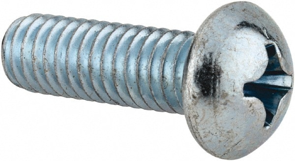 Value Collection PRMS0310100CZ Machine Screw: 5/16-18 x 1", Round Head, Phillips Image