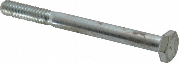Made in USA 30011 Hex Head Cap Screw: 1/4-20 x 2-3/4", Grade 5 Steel, Zinc-Plated Image