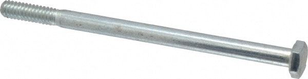 Made in USA MSC30016 Hex Head Cap Screw: 1/4-20 x 4", Grade 5 Steel, Zinc-Plated Image