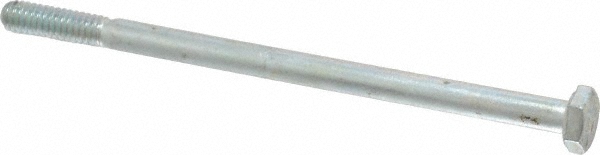 Made in USA MSC30017 Hex Head Cap Screw: 1/4-20 x 4-1/2", Grade 5 Steel, Zinc-Plated Image