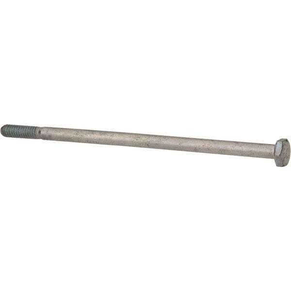 Made in USA MSC30019 Hex Head Cap Screw: 1/4-20 x 5-1/2", Grade 5 Steel, Zinc-Plated Image