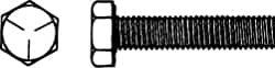 Made in North America 3816612FT5ZDOM 3/8-16 UNC, 6-1/2" Length Under Head Hex Head Cap Screw 
