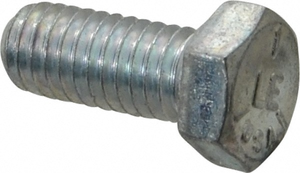 Made in USA 30053 Hex Head Cap Screw: 3/8-16 x 7/8", Grade 5 Steel, Zinc-Plated Image