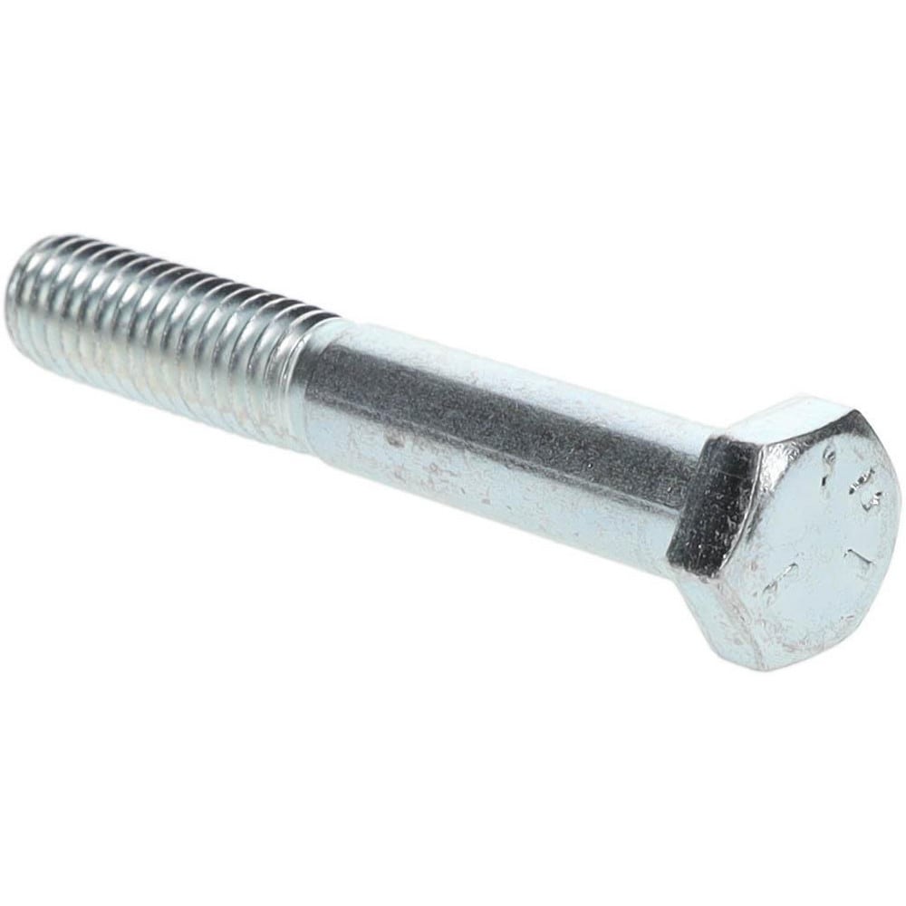 Made in USA - Hex Head Cap Screw: 3/8-16 x 1″, Grade 5 Steel, Zinc